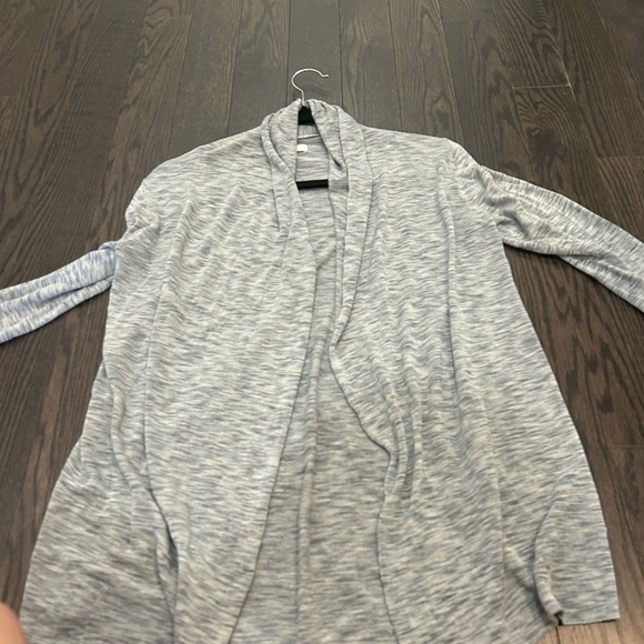 Wilfred Sweaters - Wilfred Light Gray Open Front Cardigan